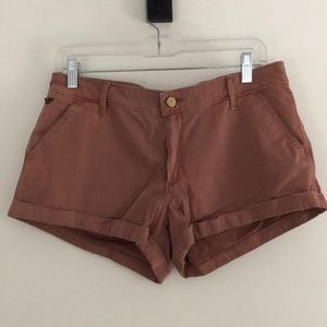 Salmon Abercrombie and Fitch shorts